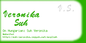 veronika suh business card